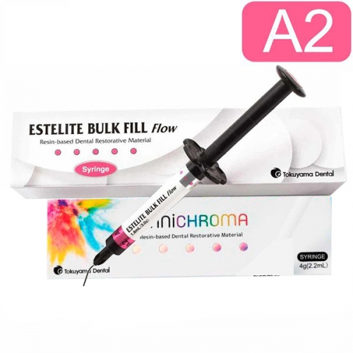  4 Estelite Bulk Fill Flow A2  3 . 12713 + Omnichroma .4 (2,2)-     , Tokuyama