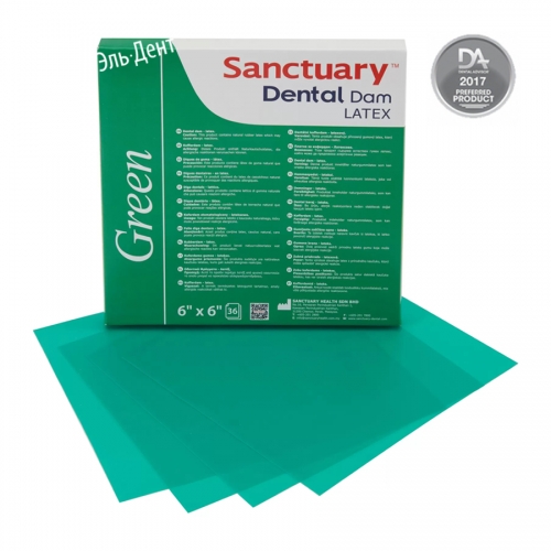 ��������� Latex Dental Dams, �������� ����� � ��������  ����, �������, ������� 152��. � 152��., 36�� (����.), SANCTUARY     