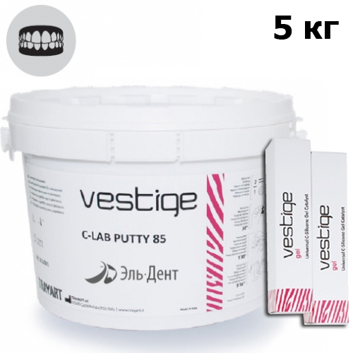 Vestige C-Lab Putty 85 5 kg + 2 Cat Gel - -  (), TRAYART