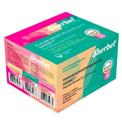 Sherbet Fluoride Varnish 5%   (50   0.4 ,  )