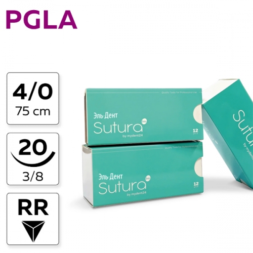   POLYGLACTINE 910, 4/0_75_20, , 3/8, - (12 .), SUTURA