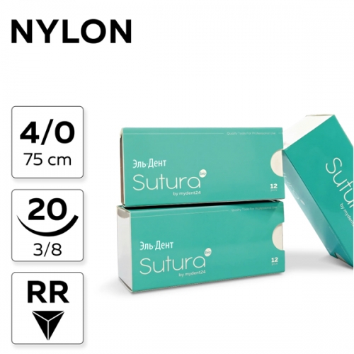   NYLON 4/0_75_20, , 3/8, - (12 .), SUTURA