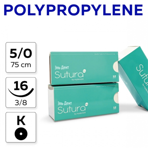   POLYPROPYLENE 5/0_75_16, , 3/8,  (12 .), SUTURA