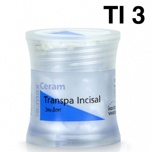 -   IPS e.max Ceram Transpa Incisal 3 (20.). Ivoclar