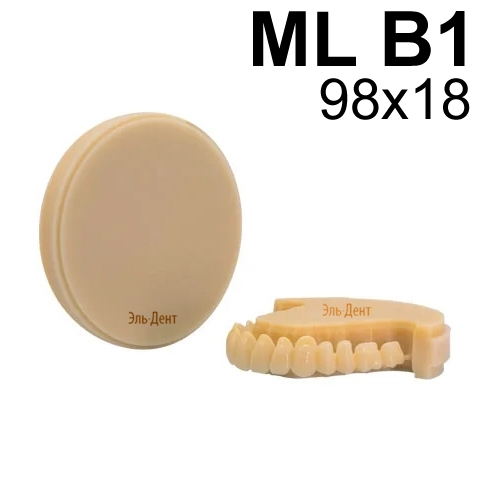 ��������� ���������������������� HugeDentalPMMA ML B1 98*18