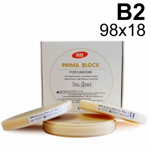 ��������� ���������������������� HugeDentalPMMA B2 98*18