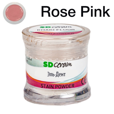 ������� ��� ����������� (Stain Powder), ������ 3 �, �������: Rose Pink Fluor  /BUTRSPRP-3 /SD Ceram