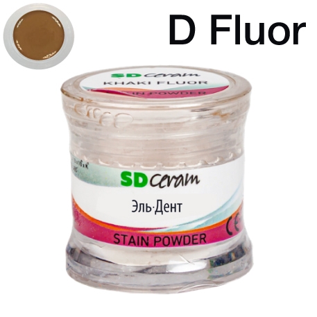 ������� ��� ����������� (Stain Powder), ������ 3 �, �������: Shade D Fluor  /BUTRFSPSD-3 /SD Ceram