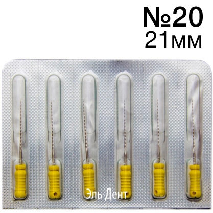 Reamers �20 Pro-Endo L21 (6 ��), VDW