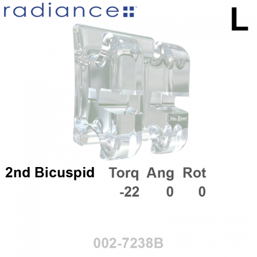 ������ RADIANCE + 022 LL 2nd bicuspid HK Distal (1��), Roth Systems