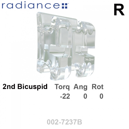������ RADIANCE + 022 LR 2nd bicuspid HK Distal (1��), Roth Systems