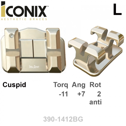 ������ ICONIX MINI MS 022 LL cuspid HK Distal (1��), Roth Systems