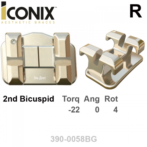 ������ ICONIX MINI MS 022 LR 2st bicuspid HK Distal (1��), Roth Systems