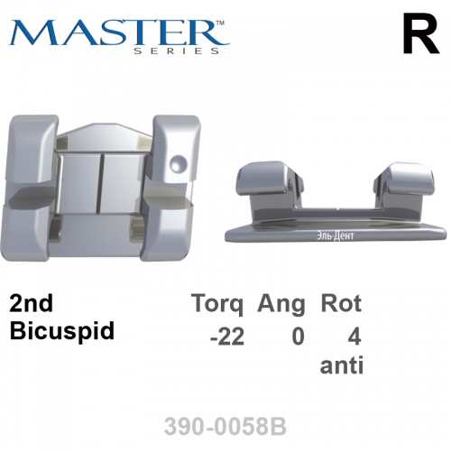 ������ MASTER 022 LR 2st bicuspid HK Distal (1��), Roth Systems