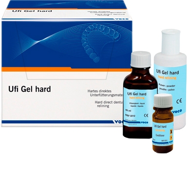 ��� ���� ���� ����� - Ufi Gel hard set, ������������ �������� ��������� �����������, ������� 60��, �������� 40��, ����������� 20��. VOCO 2210