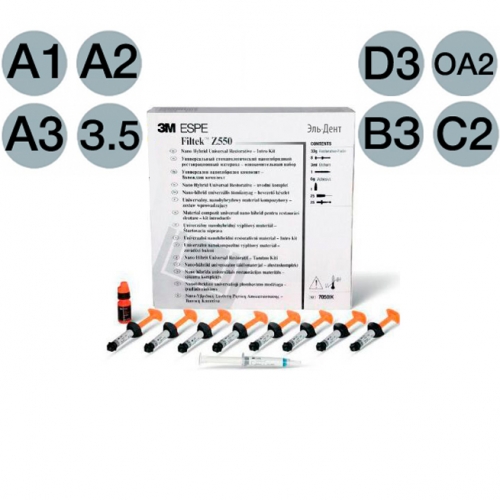 Filtek Z550 ()  (8  4;  AdperSinglBond 6;  EtchGel 3), 3 7050IK