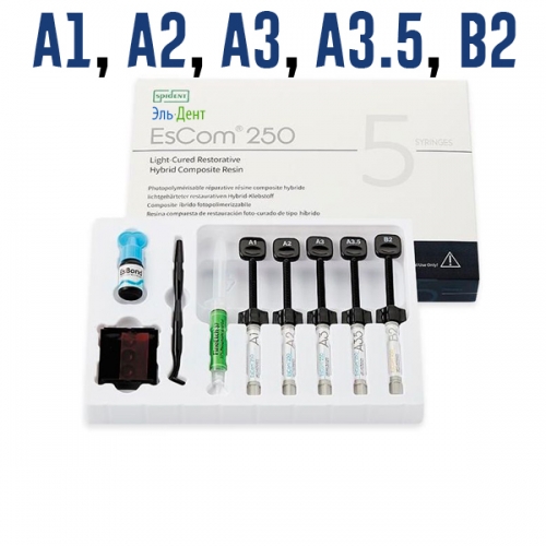 EsCom 250 -   (5.4: A1,2,3, 3.5, 2, FineEtch 5, EsBond 5, ), Spident