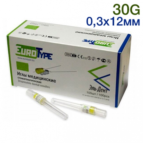   12 0,3 (30G), 100., EuroType