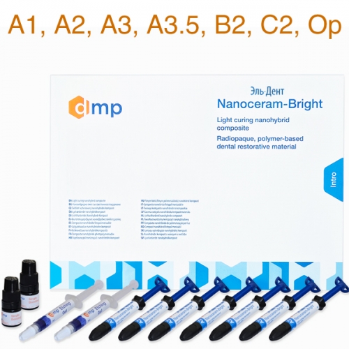 Nanoceram-Bright, ����� (�1, �2, �3, �3.5, �2, �2, Op), 7���*4�, ������������� ������������� ��������, DMP